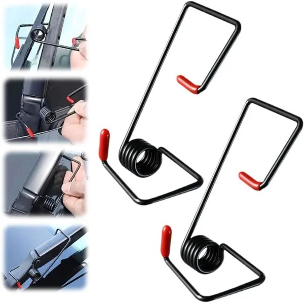 4PCS Universal Tension Springs with Silicone Covers for All-Weather Visibility