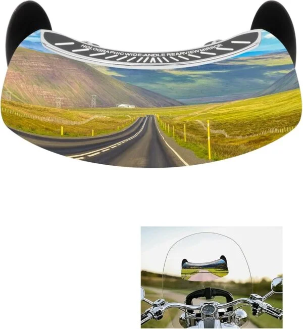 Motorcycle Rearview Mirror, 180 Degree