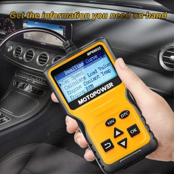 MOTOPOWER MP69033 Car OBD2 Scanner Code Reader Engine Fault Scanner - Image 6