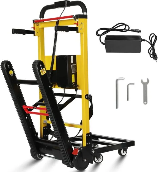 Electric Stair Climbing Hand Trucks Moving Heavy Objects Up and Down Stairs Effortless,