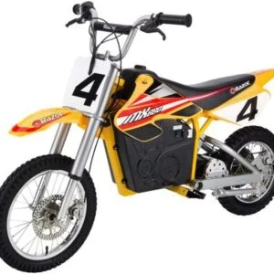 Dirt Rocket Electric-Powered Dirt Bike with Authentic Motocross