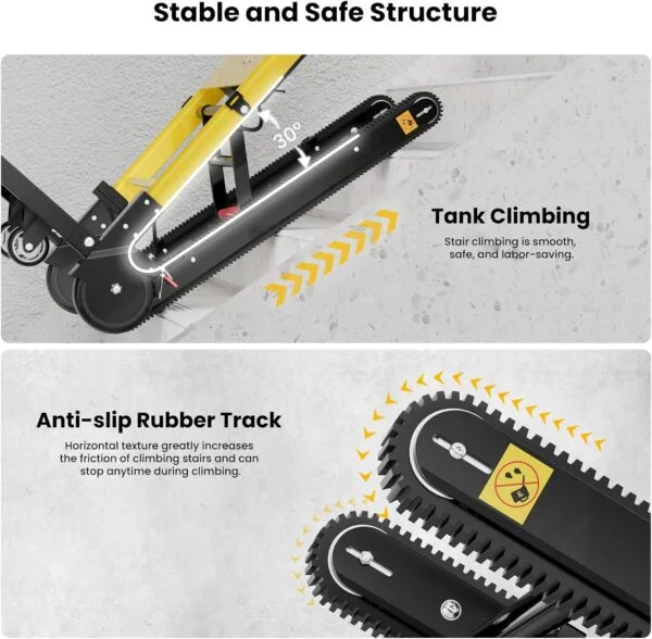 Electric Stair Climbing Hand Trucks Moving Heavy Objects Up and Down Stairs Effortless, - Image 4