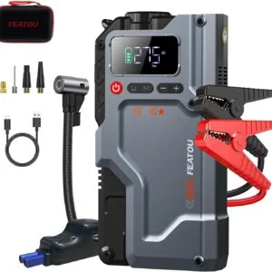 2024 Upgrade Featou Jump Starter with Air Compressor, 5 in 1