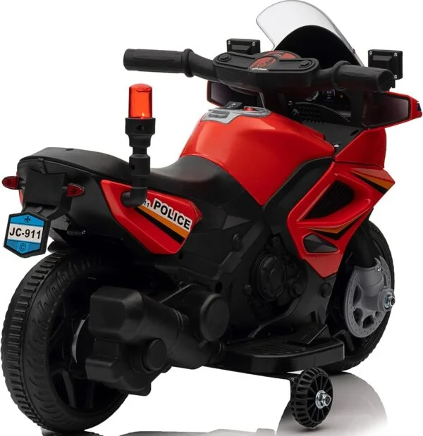 6V Police Electric Kids Motorcycle - Image 5