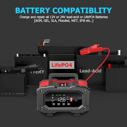 Battery Charger 20A 12V/24V LiFePO4 Lead Acid Fully Automatic - Image 3