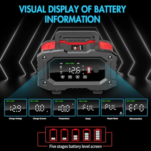 Battery Charger 20A 12V/24V LiFePO4 Lead Acid Fully Automatic - Image 6
