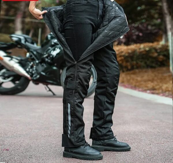 Motorcycle Pants Autumn and Winter Waterproof Fast Detachable