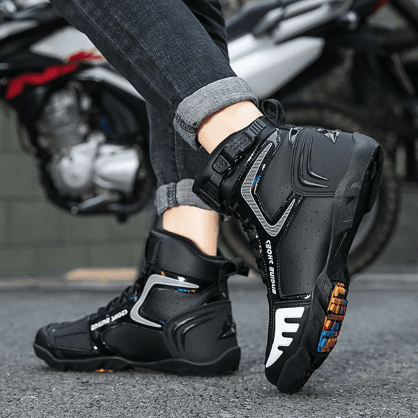 Men Leather Motos Breathable Anti Slip Wear-resistant