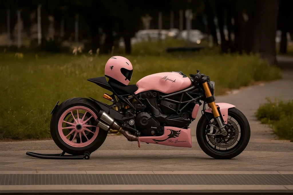 Custom Pink Ducati XDiavel